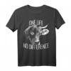 One Life No Difference Vegan Vegetarier Tierliebe T-Shirt – Unterstütze Tierschutz, Veggie Lifestyle & Fleischlose Ernährung
