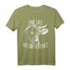 One Life No Difference Vegan Vegetarier Tierliebe T-Shirt – Unterstütze Tierschutz, Veggie Lifestyle & Fleischlose Ernährung