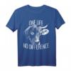 One Life No Difference Vegan Vegetarier Tierliebe T-Shirt – Unterstütze Tierschutz, Veggie Lifestyle & Fleischlose Ernährung