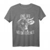 One Life No Difference Vegan Vegetarier Tierliebe T-Shirt – Unterstütze Tierschutz, Veggie Lifestyle & Fleischlose Ernährung