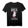 Ich bin nicht dick ich bin flauschig - Lustiges Einhorn T-Shirt mit Spruch für Einhornliebhaber & Humorfans, Geschenkidee für alle Anlässe
