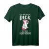 Ich bin nicht dick ich bin flauschig - Lustiges Einhorn T-Shirt mit Spruch für Einhornliebhaber & Humorfans, Geschenkidee für alle Anlässe