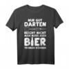 Lustiges Dart T-Shirt mit Spruch: Nur Gut Darten Reicht Nicht, Man Muss Auch Bier Trinken Können – Perfektes Geschenk für Dartspieler und Bierliebhaber