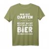 Lustiges Dart T-Shirt mit Spruch: Nur Gut Darten Reicht Nicht, Man Muss Auch Bier Trinken Können – Perfektes Geschenk für Dartspieler und Bierliebhaber