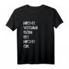 Vegan Spruch T-Shirt Nicht Vegan Sein Ist Nicht Ok – Lustiges Geschenk für Veganer & Veganliebhaber zum Geburtstag oder Weihnachten