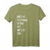 Vegan Spruch T-Shirt Nicht Vegan Sein Ist Nicht Ok – Lustiges Geschenk für Veganer & Veganliebhaber zum Geburtstag oder Weihnachten