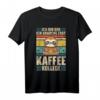 Kaffee Faultier Koffein Kollege Morgenmuffel T-Shirt - Lustiges Geschenk für Büro, Arbeit & Kaffeeliebhaber