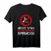 Nicht Vom Beckenrand Springen Vintage Bademeister T-Shirt – Humorvolles Geschenk für Schwimmbadpersonal, Eltern & Schwimmbadbesucher