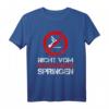 Nicht Vom Beckenrand Springen Vintage Bademeister T-Shirt – Humorvolles Geschenk für Schwimmbadpersonal, Eltern & Schwimmbadbesucher