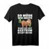 HapDeer Faultier T-Shirt für Morgenmuffel & Faulenzer – Lustiges Schlafendes Faultier Motiv für Damen