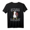 Bitte nicht schubsen ich habe Joghurt im Rucksack – Witziges T-Shirt mit Spruch für Rucksackträger und Bierliebhaber