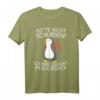 Bitte nicht schubsen ich habe Joghurt im Rucksack – Witziges T-Shirt mit Spruch für Rucksackträger und Bierliebhaber