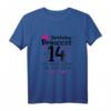 14. Geburtstag Mädchen - Prinzessin T-Shirt mit Zahl 14, Krone & Herzen - Lustiges Geschenk für Teenie und Teenager zum Geburtstag