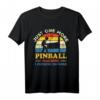 Pinball Liebhaber Kneipensport Flipper T-Shirt - Retro Arcade Design für Zocker, Kneipenfans und Gamer