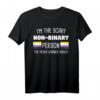 Nicht-Binär Flagge LGBTQia T-Shirt - Genderneutrales Geschenk für Pride & LGBTQ Community