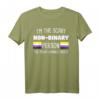 Nicht-Binär Flagge LGBTQia T-Shirt - Genderneutrales Geschenk für Pride & LGBTQ Community
