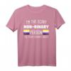 Nicht-Binär Flagge LGBTQia T-Shirt - Genderneutrales Geschenk für Pride & LGBTQ Community