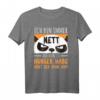 Lustiges Panda T-Shirt mit Spruch – Für hungrige Tierliebhaber & Panda-Fans, ideal als Geschenk