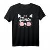 Katzenkopf Design für Nichte, Patentante, Tante & Patenkind - Personalisiertes Partnerlook T-Shirt als Familiengeschenk