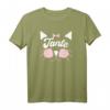 Katzenkopf Design für Nichte, Patentante, Tante & Patenkind - Personalisiertes Partnerlook T-Shirt als Familiengeschenk