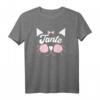 Katzenkopf Design für Nichte, Patentante, Tante & Patenkind - Personalisiertes Partnerlook T-Shirt als Familiengeschenk
