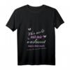 Wer mit mir nicht auskommt - Freches Damen T-Shirt mit V-Ausschnitt für Fitness, Büro und Freizeit