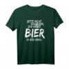 Bitte Nicht Schubsen Ich Habe Bier In Der Hand T-Shirt – Lustiges Party-Shirt für Bierliebhaber & Malle Fans