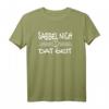 Sabbel nich Dat Geit - Lustiges Plattdeutsch Norddeutsch T-Shirt mit Möwe und Leuchtturm Motiv für Norddeutschland Fans