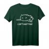 Statement Cant Adult Today Funshirt mit Katze - Witziges Vintage T-Shirt für Katzenliebhaber, Freunde & Urlauber
