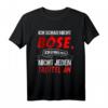 Ich schau nicht böse, ich grins nur nicht jeden Trottel an T-Shirt - Lustiges Sarkasmus Spruch für Freunde & Familie, originelles Geschenk