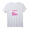 HapDeer Bier T-Shirt für Frauen - Lustiges Alkohol Outfit, Man muss auch Bier trinken können Geschenkidee