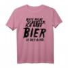 Bitte Nicht Schubsen Ich Habe Bier In Der Hand - Lustiges Party T-Shirt für Bier- und Malle-Fans, perfekt für Feste und Festivals