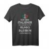 Ich kann nicht ruhig bleiben ich bin Italiener - Lustiges Stronzo T-Shirt als Geschenk zu Weihnachten oder Geburtstag für Italien Fans