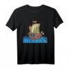 Lustiges Wikinger Räuber Schiff Kinder T-Shirt – Originelles Geburtstagsgeschenk für Jungen und Mädchen, Piraten & Abenteuer Fans