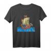 Lustiges Wikinger Räuber Schiff Kinder T-Shirt – Originelles Geburtstagsgeschenk für Jungen und Mädchen, Piraten & Abenteuer Fans