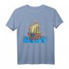 Lustiges Wikinger Räuber Schiff Kinder T-Shirt – Originelles Geburtstagsgeschenk für Jungen und Mädchen, Piraten & Abenteuer Fans