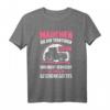 Traktor Mädchen Spruch T-Shirt | Landwirt Trecker Bauer Geschenk zum Geburtstag für landwirtschaftliche Mädchen