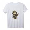 Lebe liebe lache T-Shirt mit sarkastischem Spruch für Katzenliebhaber – Humorvolles Motiv für Arbeit & Freizeit
