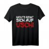Nichts reimt sich auf Uschi T-Shirt – Lustiges JGA Ehe und Hochzeit Spruch-Shirt für Braut, Bräutigam und Gruppe