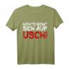 Nichts reimt sich auf Uschi T-Shirt – Lustiges JGA Ehe und Hochzeit Spruch-Shirt für Braut, Bräutigam und Gruppe