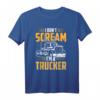 Herren Ich Schreie Nicht Ich Bin Ein Trucker T-Shirt – Lustiges Geschenk für Truck-Liebhaber & LKW-Fahrer