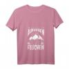 Damen Wander T-Shirt mit lustigem Spruch 'Ich Werde Nicht Aufgeben Aber Den Ganzen Weg Fluchen' - Perfektes Geschenk für Wanderer, Geburtstag & Weihnachten
