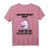 Ich bin nicht Fett nur sehr Flauschig T-Shirt – Lustiges, bequemes Humor-Shirt für Body-Positivity und Geschenkideen