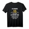 33 Geburtstag Shirt für Männer und Frauen - Lustiges Lockdown Geburtstagsgeschenk mit Spruch zum 33. Geburtstag