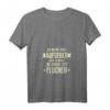 Damen Lauf T-Shirt mit Spruch 'Ich werde nicht aufgeben aber die ganze Zeit fluchen' – Lustiges V-Ausschnitt Shirt für Marathon, Hindernislauf & mehr