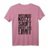 Wer nicht Kotzt Säuft nicht am Limit - Lustiges Saufen Alkohol Spruch T-Shirt für Festivals, JGA, Partys & Urlaub