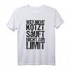 Wer nicht Kotzt Säuft nicht am Limit - Lustiges Saufen Alkohol Spruch T-Shirt für Festivals, JGA, Partys & Urlaub