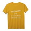 Zuhause ist da wo man den Bauch nicht einziehen muss T-Shirt – Lustiges Geschenk für Freunde, Familie und Bierliebhaber zu Geburtstag, Weihnachten & Co.