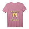 Damen Blutgruppe Prosecco positiv Sekt T-Shirt mit V-Ausschnitt – Witziges Teamoutfit für Junggesellinnenabschied & Party, Geschenkidee für Weinliebhaberinnen