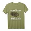 Ich schnarche nicht ich träume davon, dass ich ein... Tiger, Panzer T-Shirt – Perfektes Geschenk für Panzerspieler, Geschichts- und Militärfans